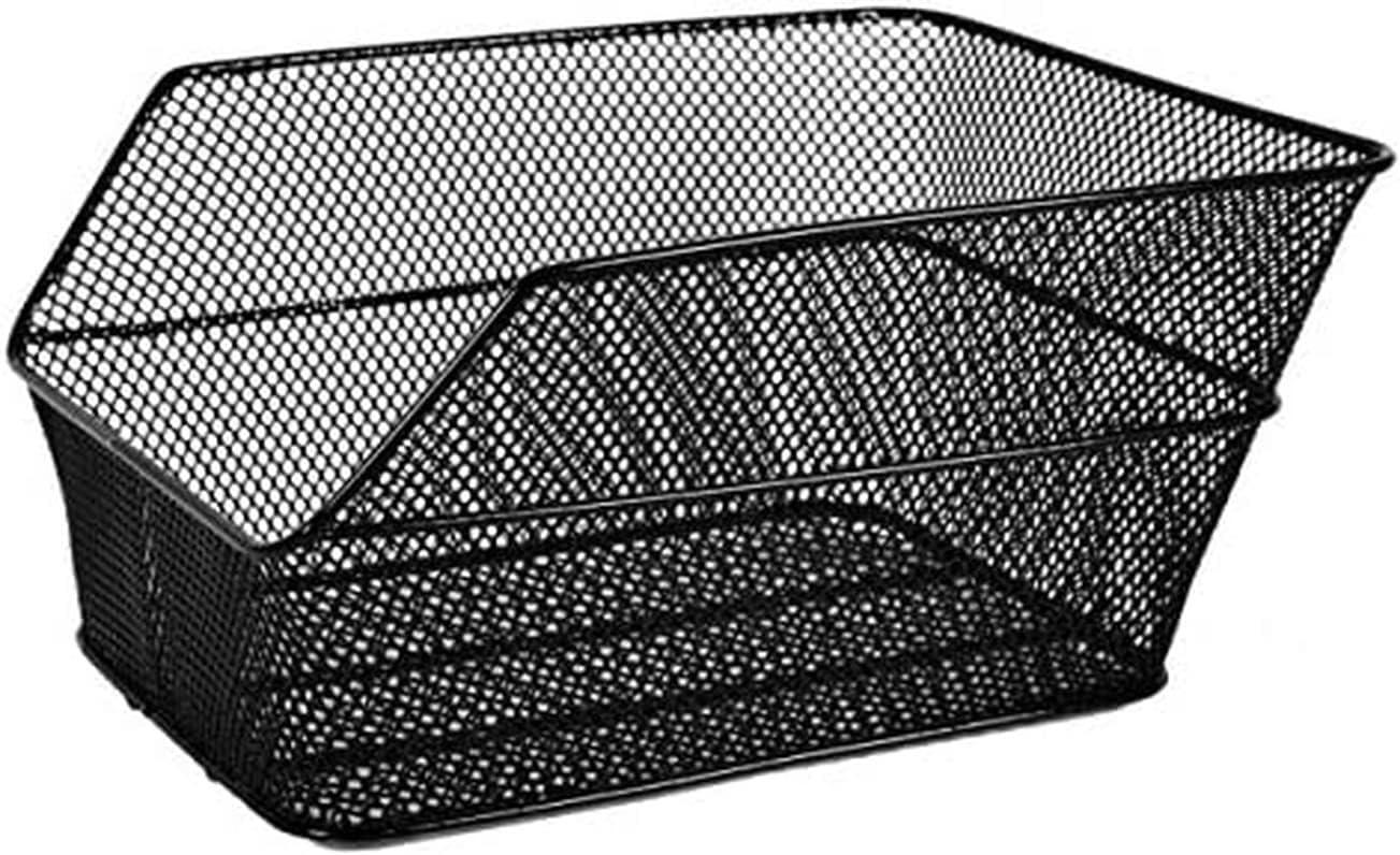 Cestino Posteriore Nero Bici Resistente Unisex + Campanello Classico Bicicletta 2/3
