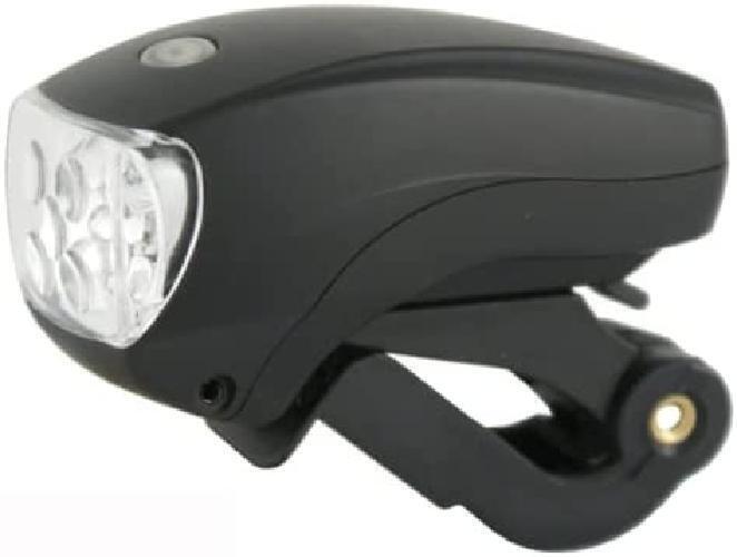 Kit Portacesto Anteriore Nero + Fanalino Luce Per Bici Bicicletta 24 / 26 / 28 5/5