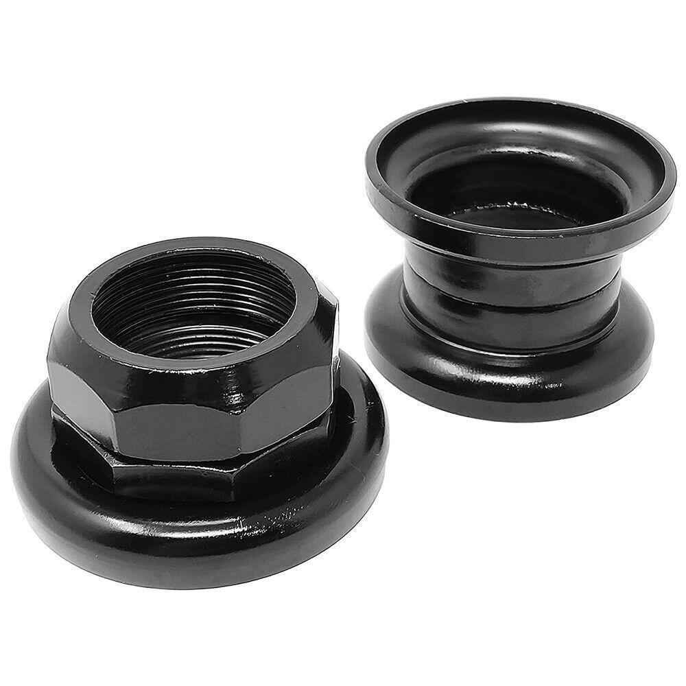 Serie Calotte Sterzo Acciao Nero 1" Per Bici Olanda-Citybike 2/5