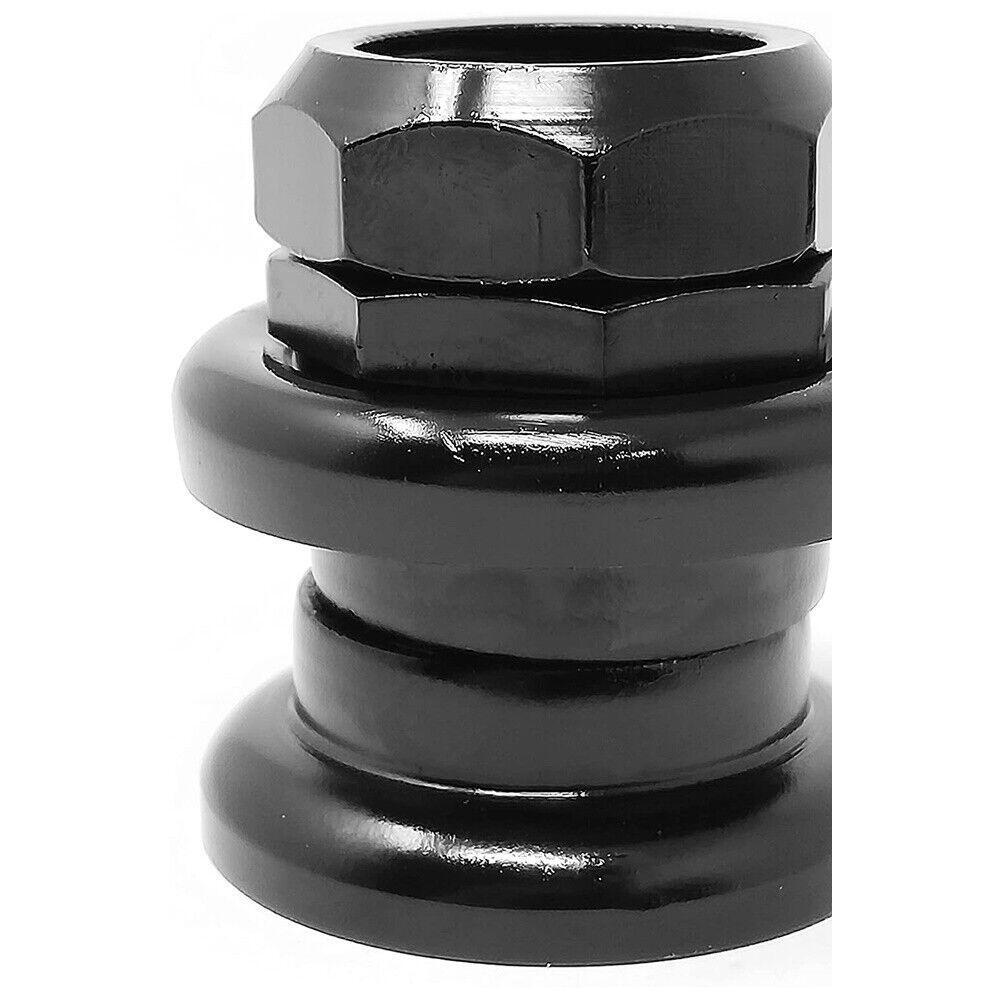 Serie Calotte Sterzo Acciao Nero 1" Per Bici Olanda-Citybike 4/5