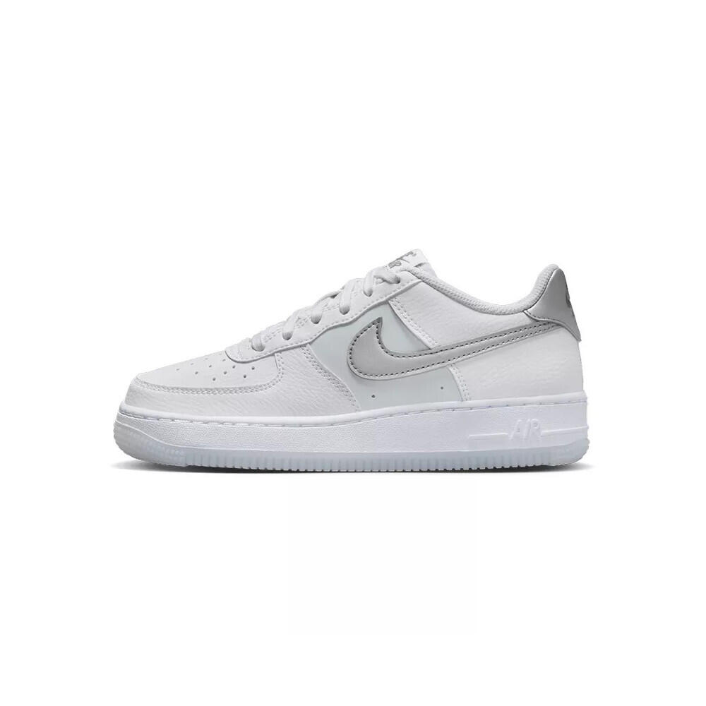 Nike - Basket Nike Air Force 1 Junior - Baskets - Blanc|gris - 36,5 - Decathlon