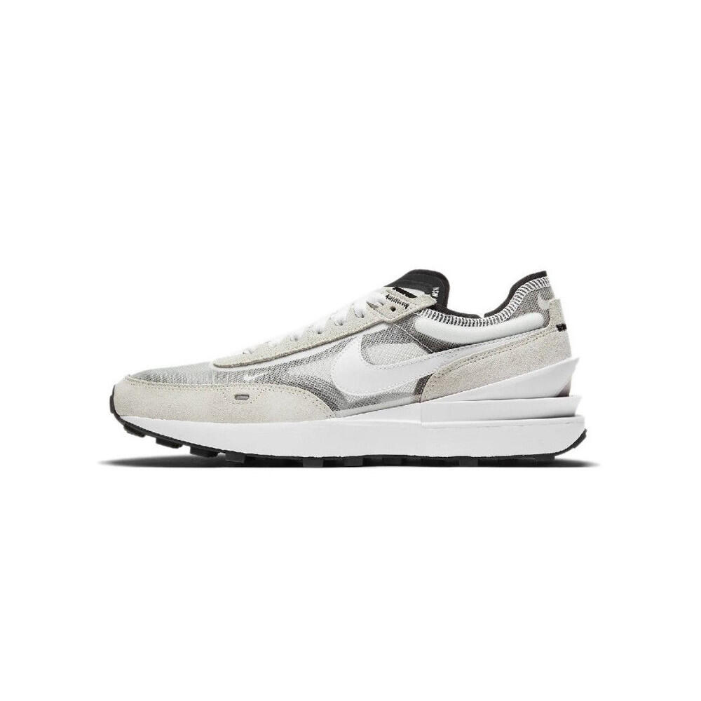 nike waffle one white and black