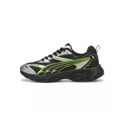 Puma morphic atletische schoenen zwart/groen