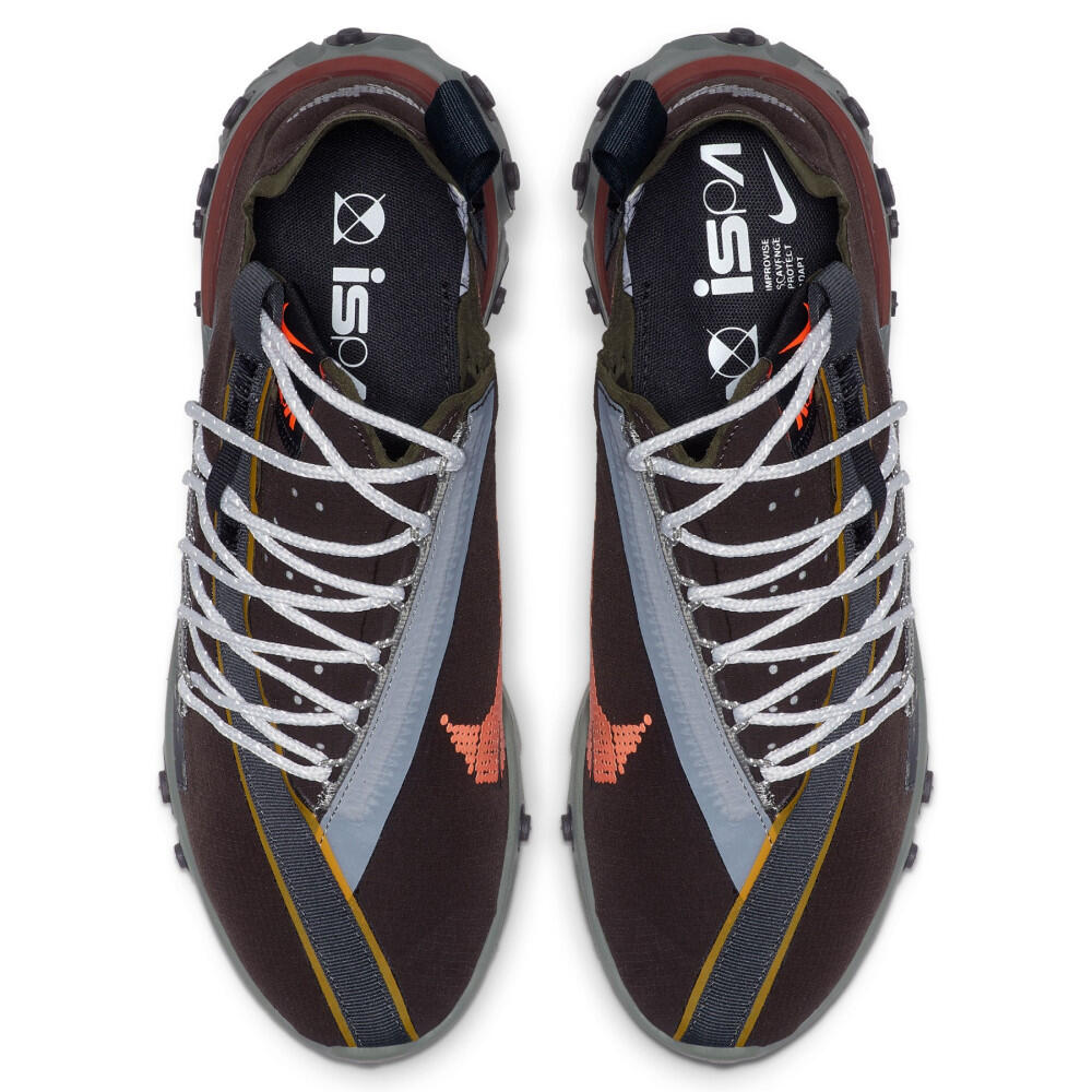 Buty do biegania Nike React WR ISPA Brązowy Zamsz/Pomarańczowy Terra 4/6