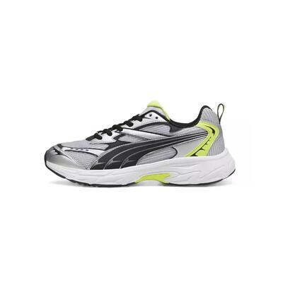 Puma morphic athletic schoenen wit/electric lime