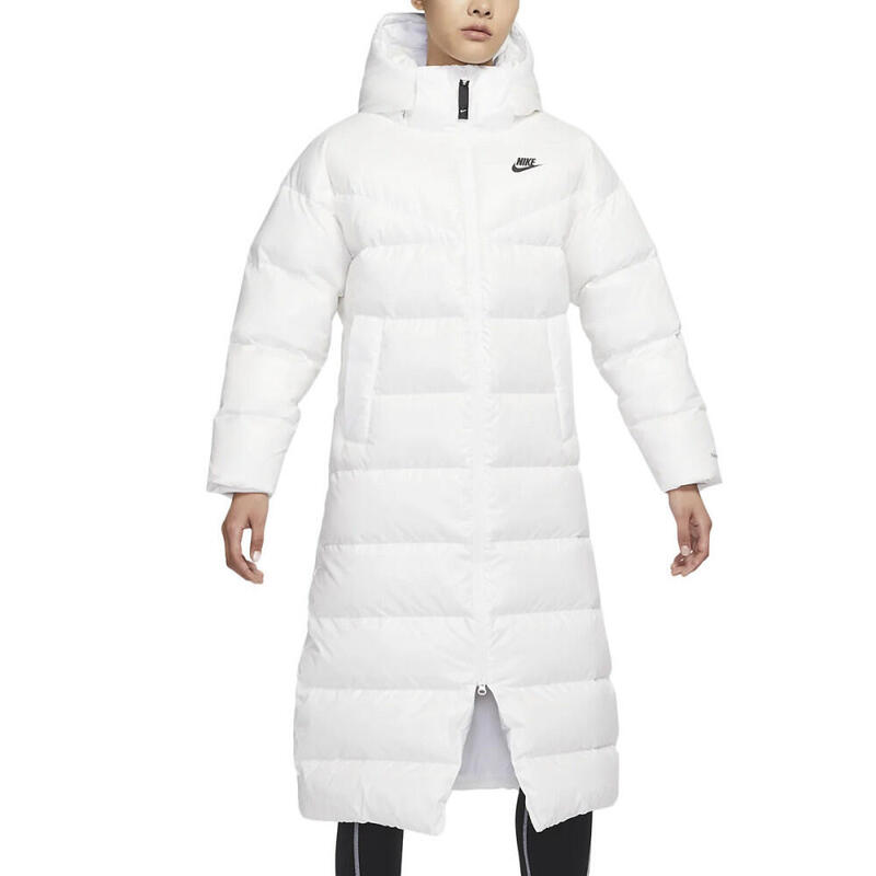 Geacă matlasată femei Nike Sportswear alb