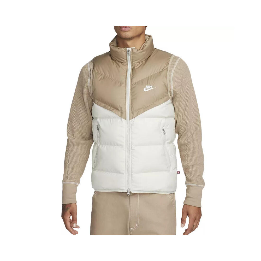 Nike - Doudoune Sans Manches Nike Storm-fit Windrunner - Doudoune Synthétique - Beige - 36 Xs - Decathlon