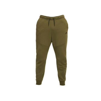 Nike tech fleece joggers voor mannen in rough green/zwart - maat xl