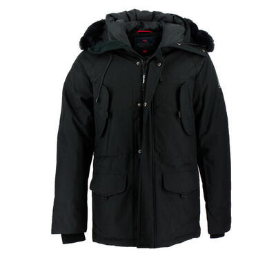 Parka Uomo Helvetica BLACK EDITION - Giubbotto Invernale Elegante