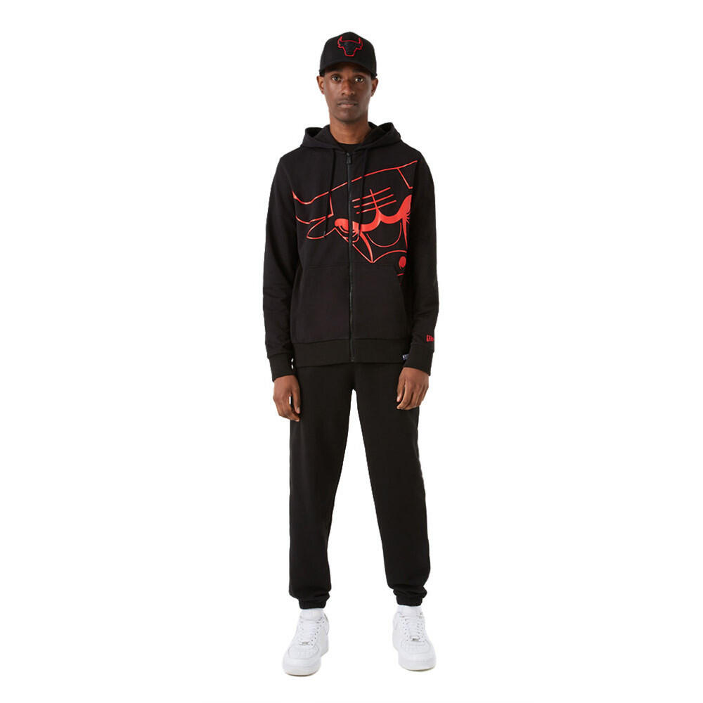 Felpa New Era SWEAT HOMME LOGO BLACK ZIP UP CHICAGO BULLS NEW ERA 2/5