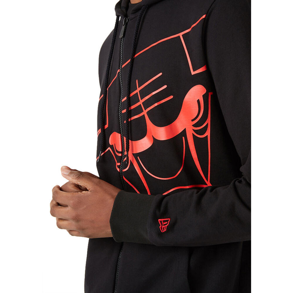 Felpa New Era SWEAT HOMME LOGO BLACK ZIP UP CHICAGO BULLS NEW ERA 4/5