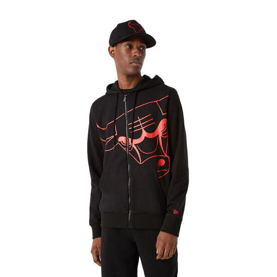 Sweat New Era LOGO BLACK ZIP UP CHICAGO BULLS