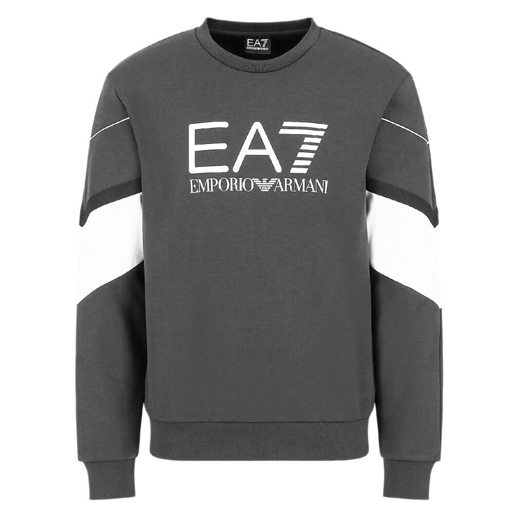 Ea7 - Sweat Ea7 Emporio Armani - Sweat-shirt - Blanc|gris - 56 3xl - Decathlon