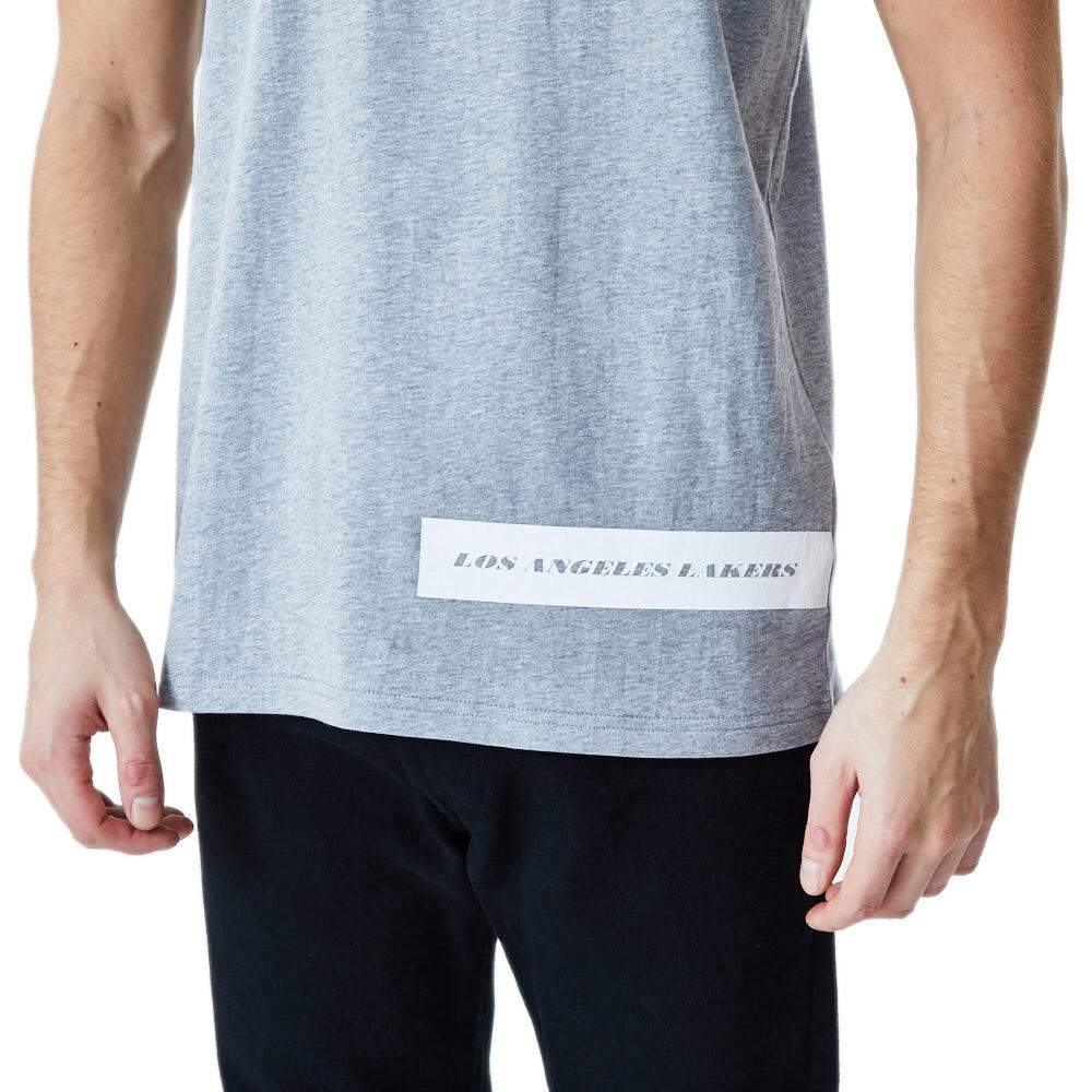 Tee-shirt New Era LOS ANGELES LAKERS BLOCK WORDMARK 4/4