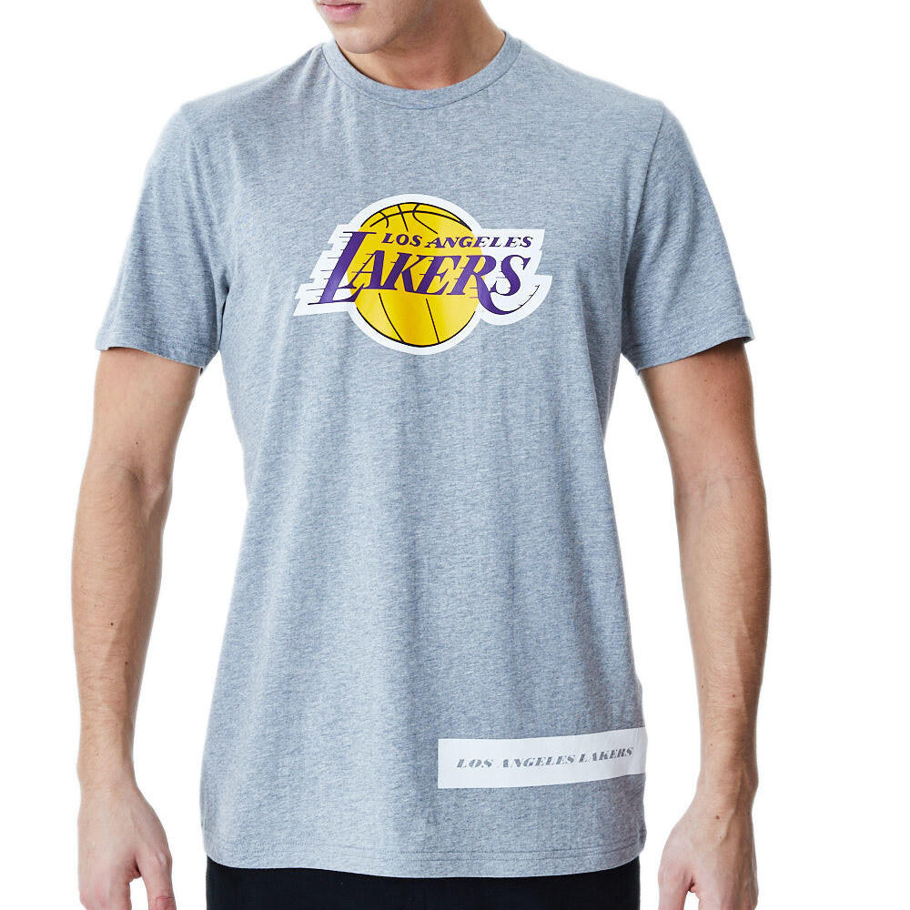Tee-shirt New Era LOS ANGELES LAKERS BLOCK WORDMARK 2/4