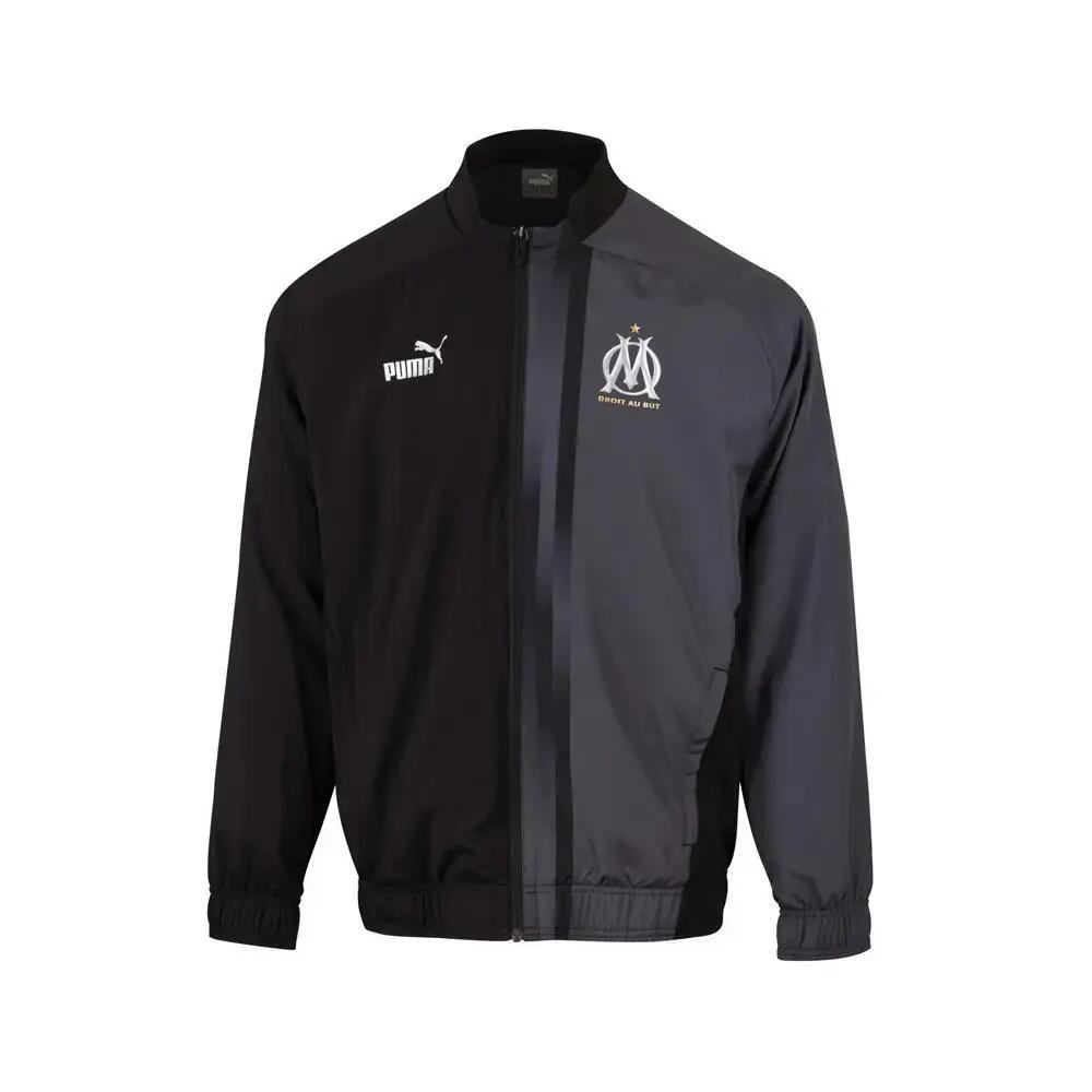 Mens Prematch Olympique De Marseille FC Track Jacket (Black)