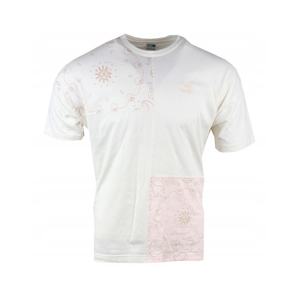 Puma - Tee-shirt Puma Paisley - T-shirt Manches Courtes - Blanc - 36 Xs - Decathlon