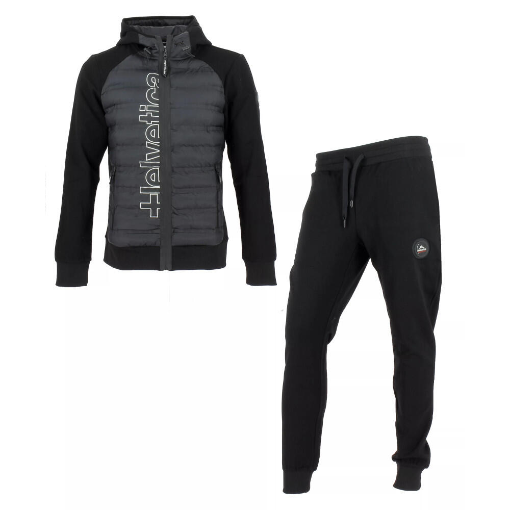 Helvetica - Ensemble De Survêtement Helvetica New Vancover - Survêtement - Blanc|noir - 44 L - Decathlon