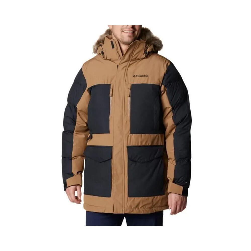 Columbia - Parka Columbia Marquam Peak Fusion - Parka - Marron|noir|ocre - 48 Xl - Decathlon