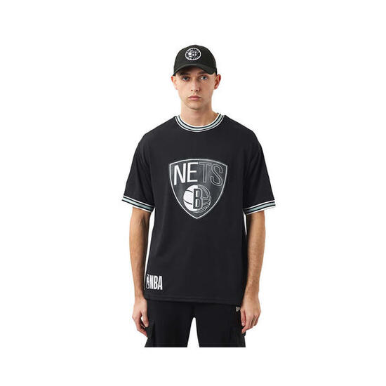 T-shirt da uomo New Era Brooklyn Nets NBA Team Logo