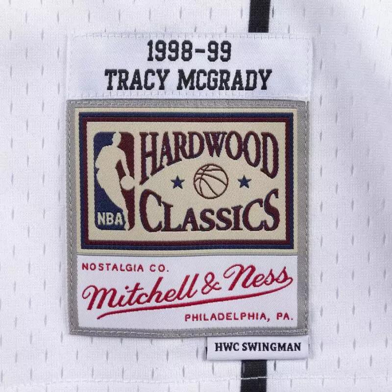 Basketbalshirt Mitchell & ness model SMJYAC18106-TRAWHIT98TMC voor mannen 3/3