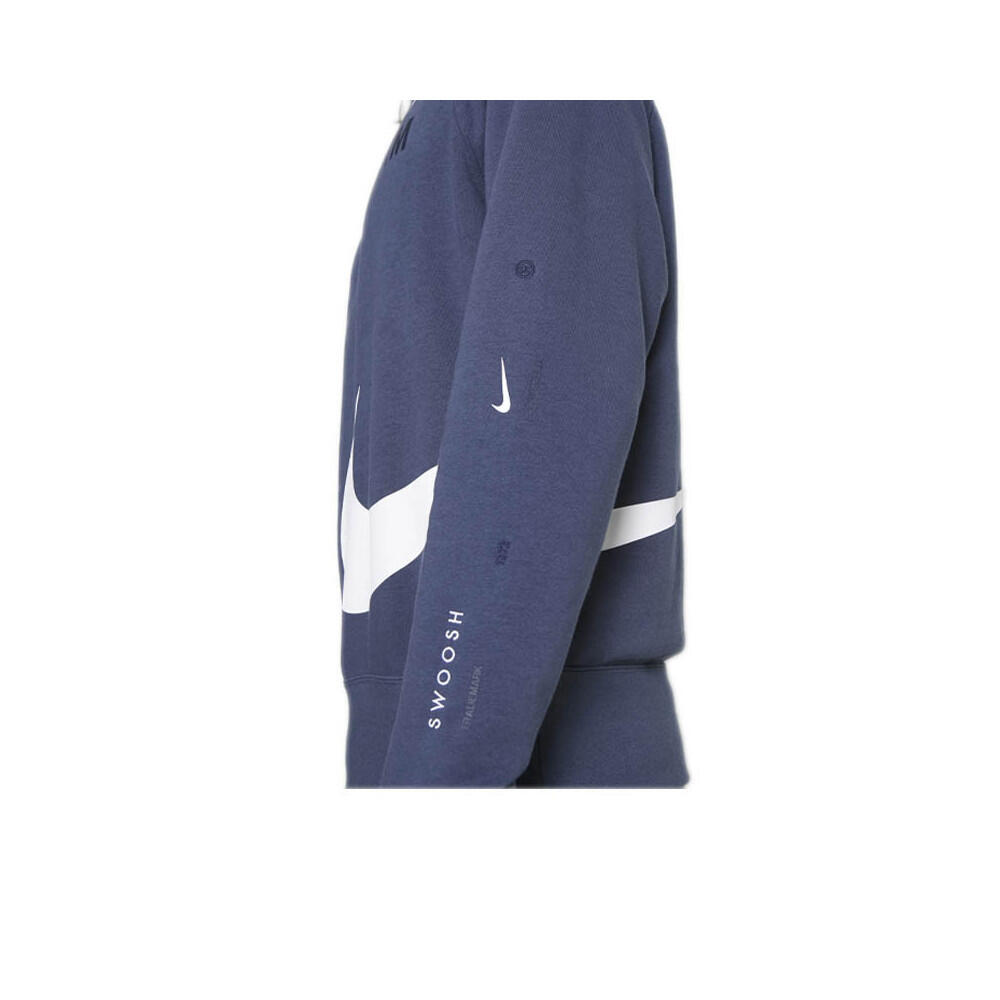 Sweat Nike SWOOSH FLEECE CREW 5/5