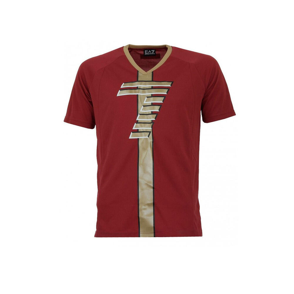 Ea7 - Tee-shirt Ea7 Emporio Armani - T-shirt Manches Courtes - Rouge - 36 Xs - Decathlon
