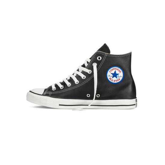Zapatillas Converse Chuck Taylor HI Leather, Negro, Unisexo
