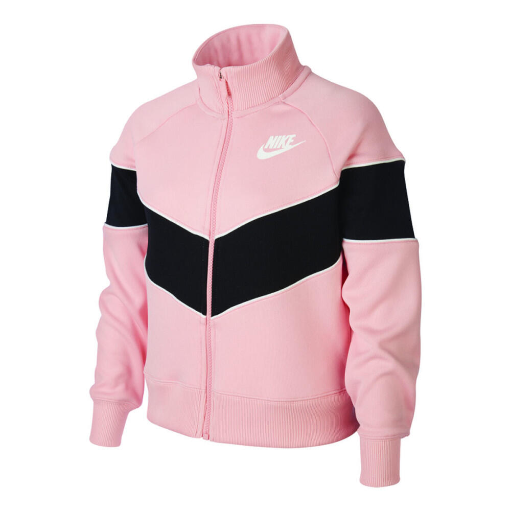 Nike - Veste De Survêtement Nike Sportswear Heritage Junior - Survêtement - Rose - 12-13 Ans - Decathlon