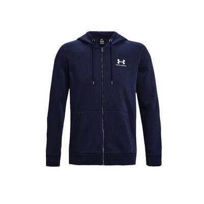 Sweatshirt onder armor ua essential fleece fz kap volwassenen