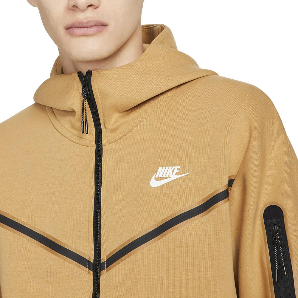 Veste Uomo Nike Tech Fleece Full Zip beige 3/7