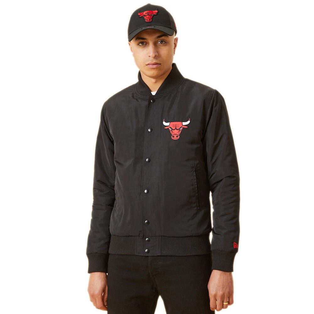 New Era - Blouson New Era Nba Team Logo Bomber Chibul - Veste - Noir - 36 Xs - Decathlon