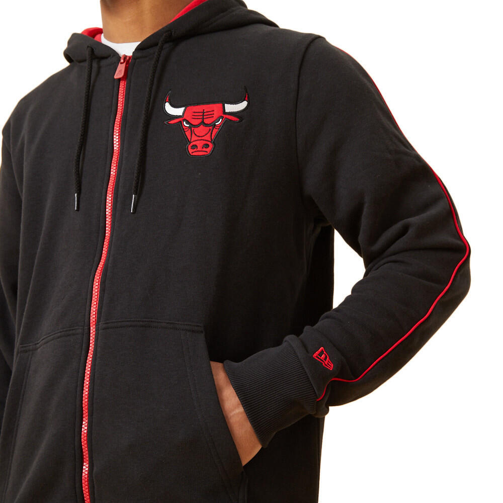 Sudadera con Capucha New Era NBA Contrast Chicago Bulls 3/4