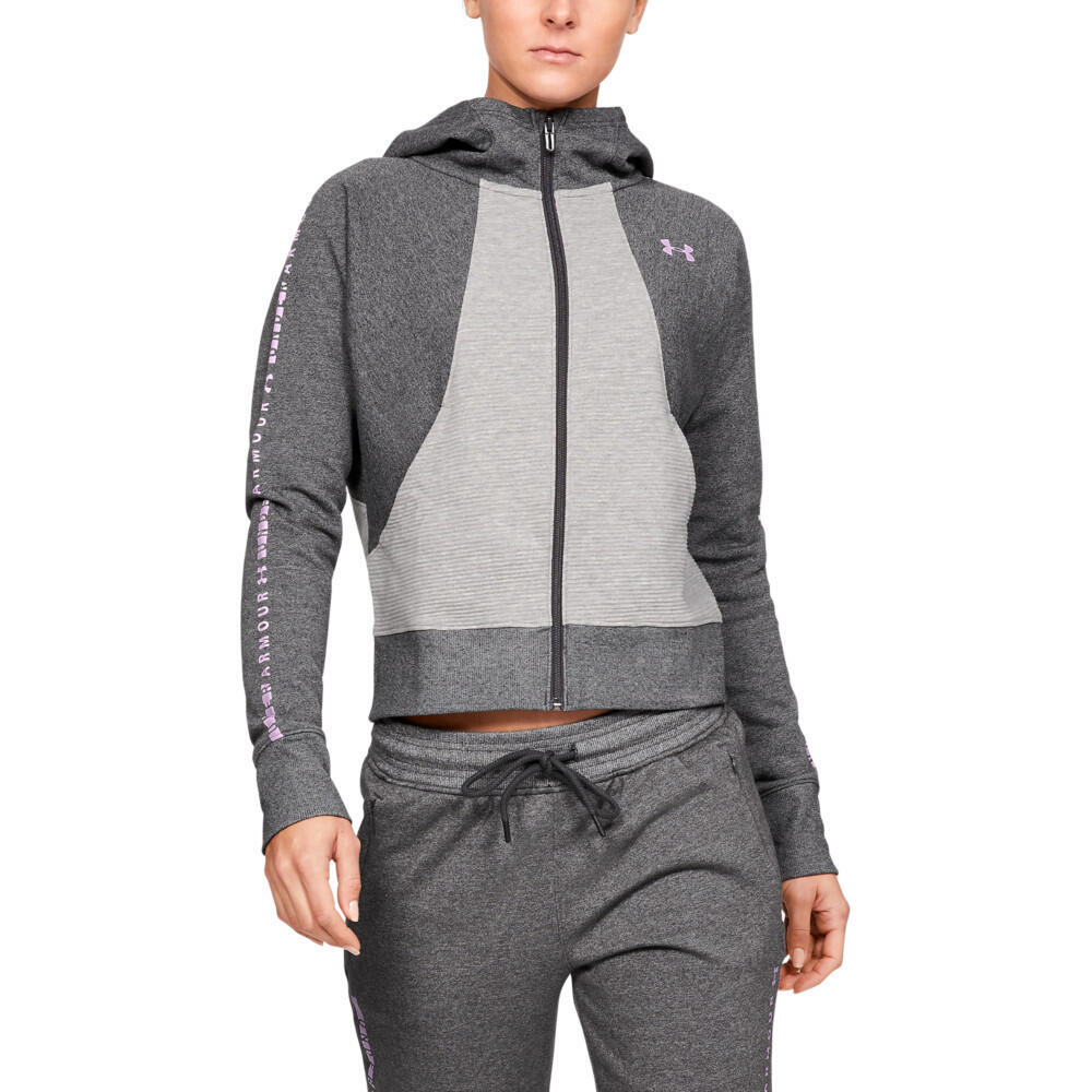 Veste de survêtement Femme Under Armour MICROTHREAD FLEECE GRAPHIC FULL ZIP 3/6
