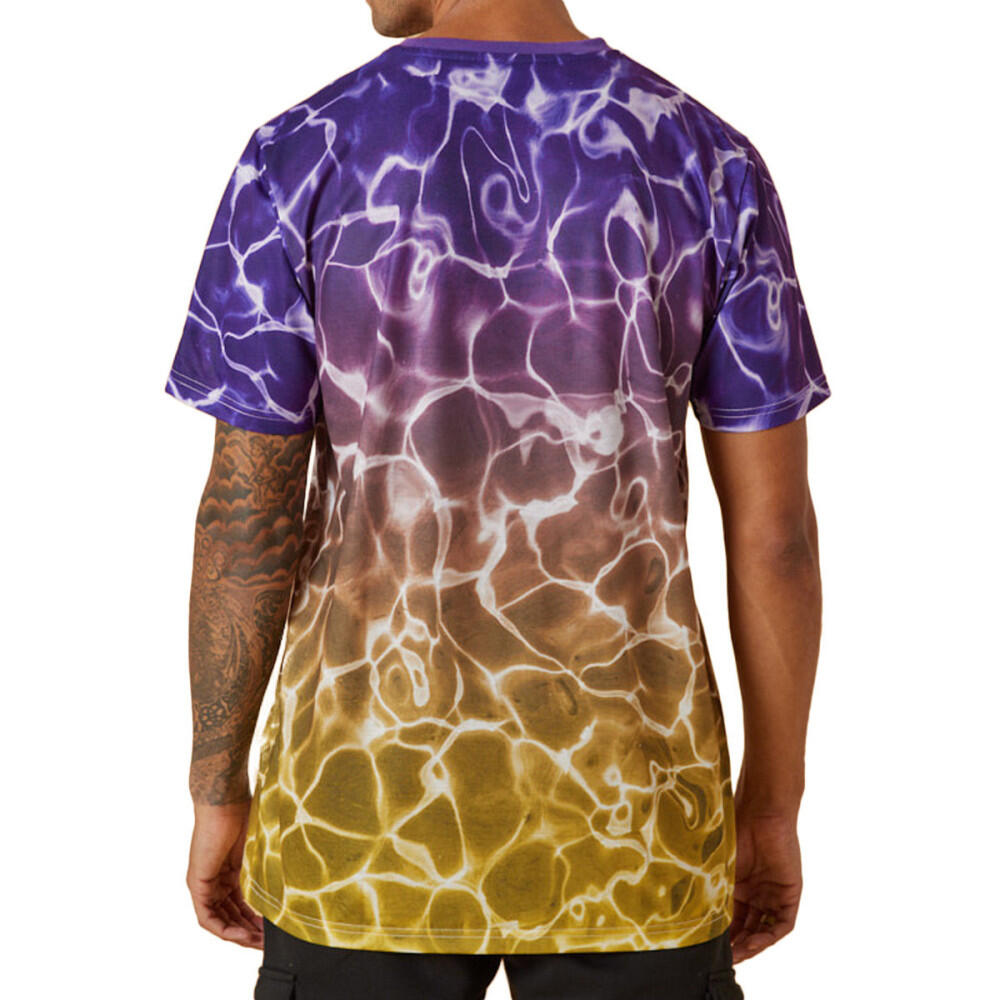 Tee-shirt New Era LA Lakers NBA Team Colour Water Print 3/6