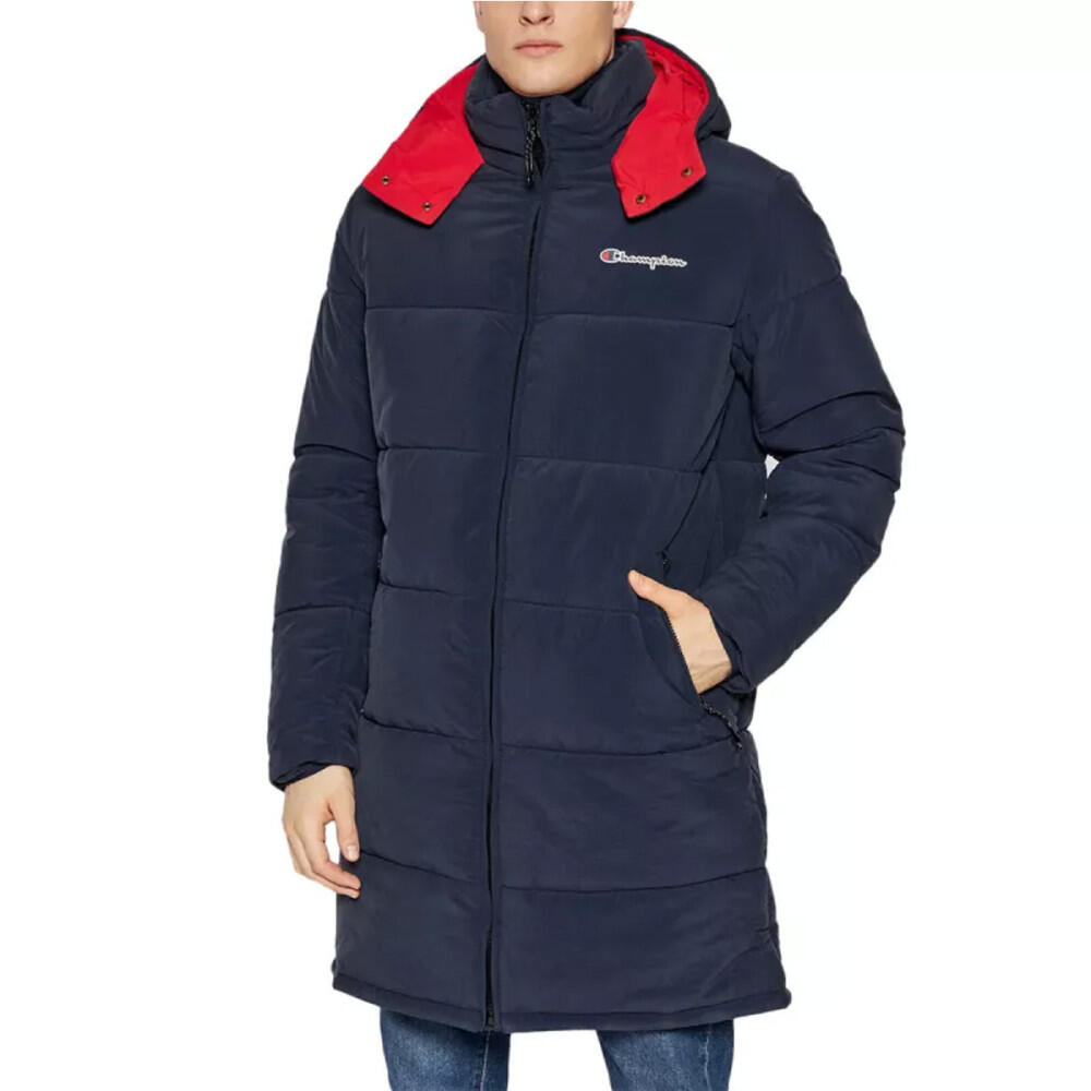 Kurtka uniwersalna męska Champion Script Logo Back Padded Hooded 2/7