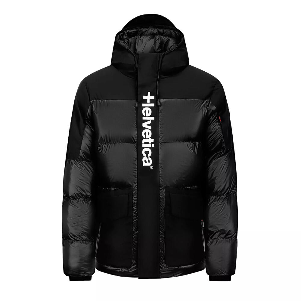 Helvetica - Doudoune Mi Longue Helvetica Queyras Mp - Doudoune Synthétique - Blanc|noir - 44 L - Decathlon