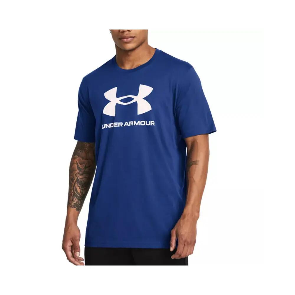 Tricou Drumeții În Natură Under Armour 1382911 432 Logo Bărbați 3/6
