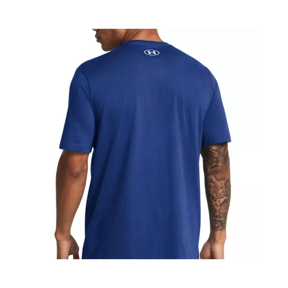 Tricou Drumeții În Natură Under Armour 1382911 432 Logo Bărbați 4/6