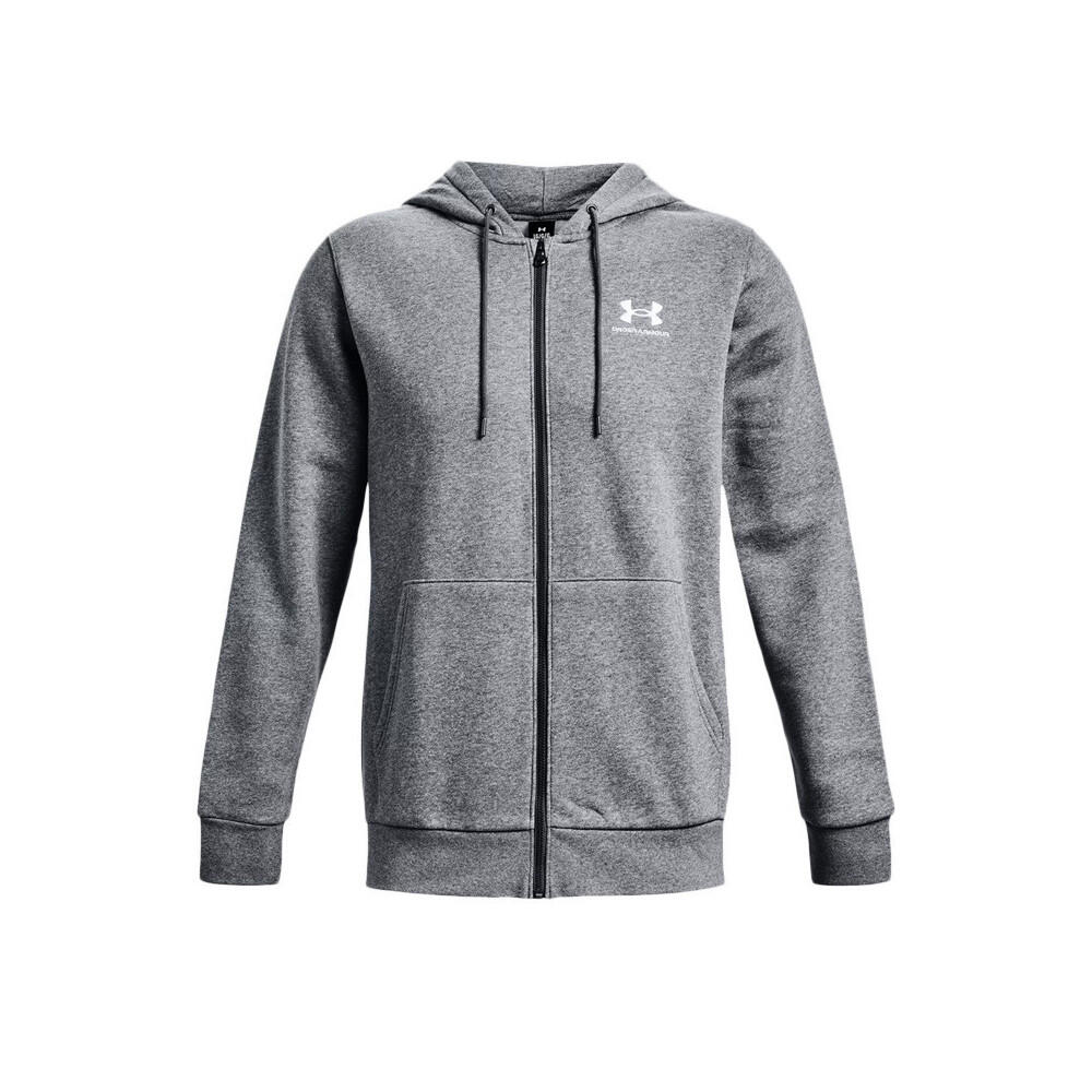 Men's Under Armour Essential Fleece Grey Jacket