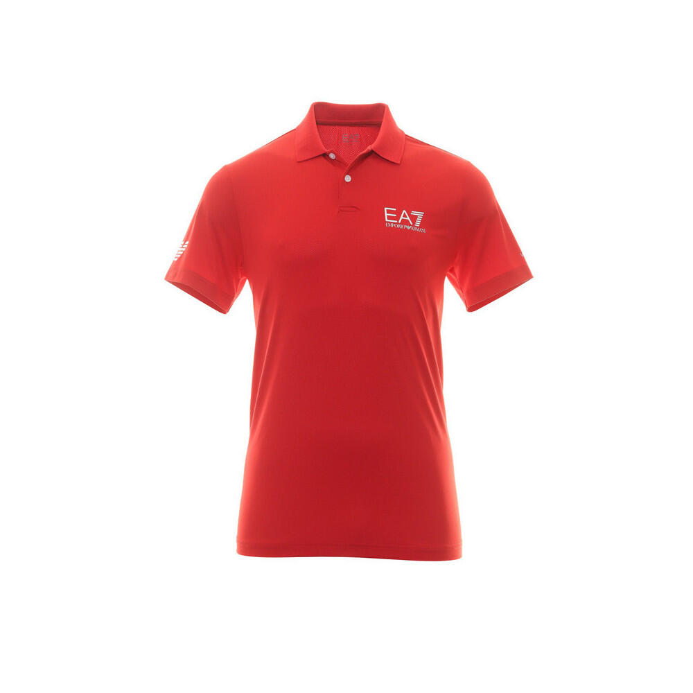 Ea7 Polo Para Emporio Armani Polo Homem Vermelho da Decathlon