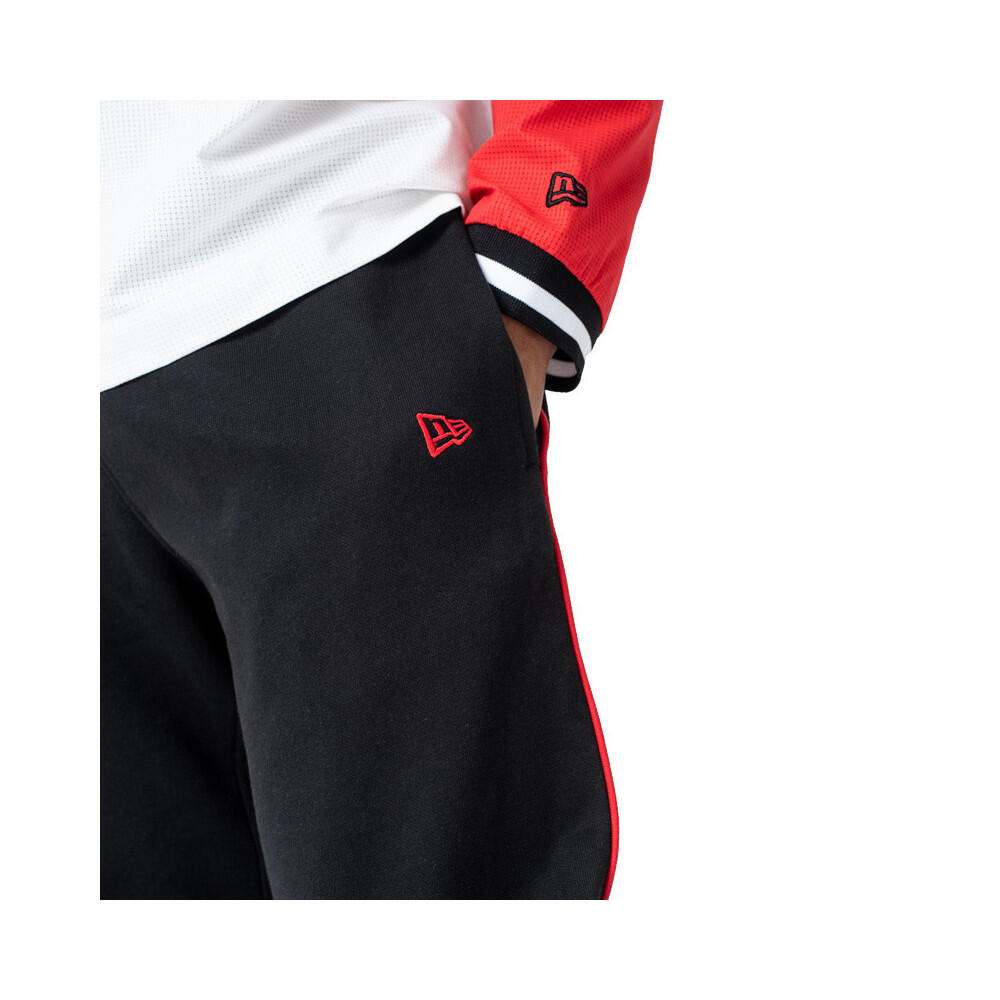 Calças de Fato de Treino New Era Chicago Bulls Piped 3/5