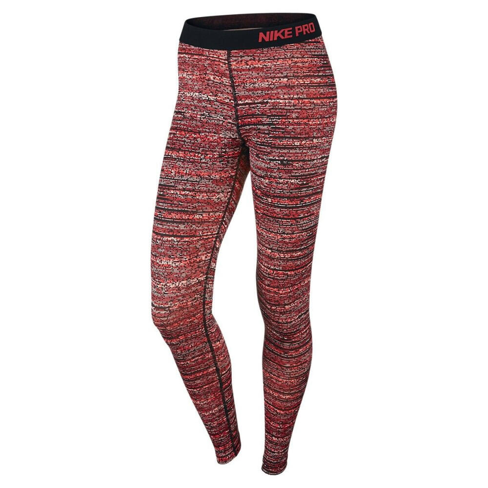 Nike - Legging Nike Pro Warm Static - Legging - Blanc|marron|rouge|vert - 36 Xs - Decathlon