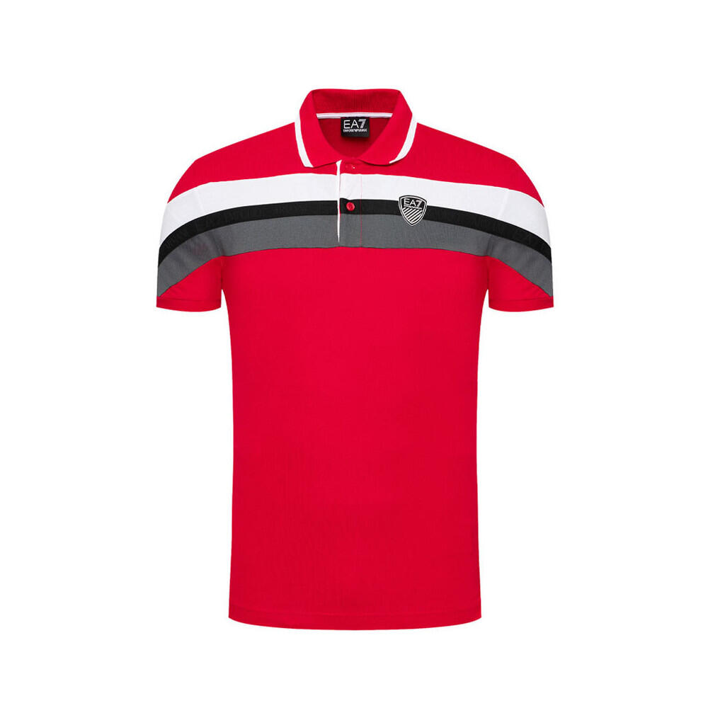 Ea7 - Polo Ea7 Emporio Armani - Polo Manches Courtes - Rouge - 38 S - Decathlon