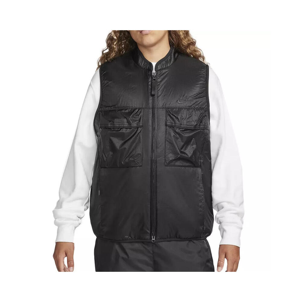Nike - Blouson Sans Manche Nike Tech Fleece Utility Vest - Gilet Sans Manche - Noir - 38 S - Decathlon