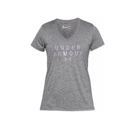 Tee-shirt Femme Under Armour TECH SSV TWIST