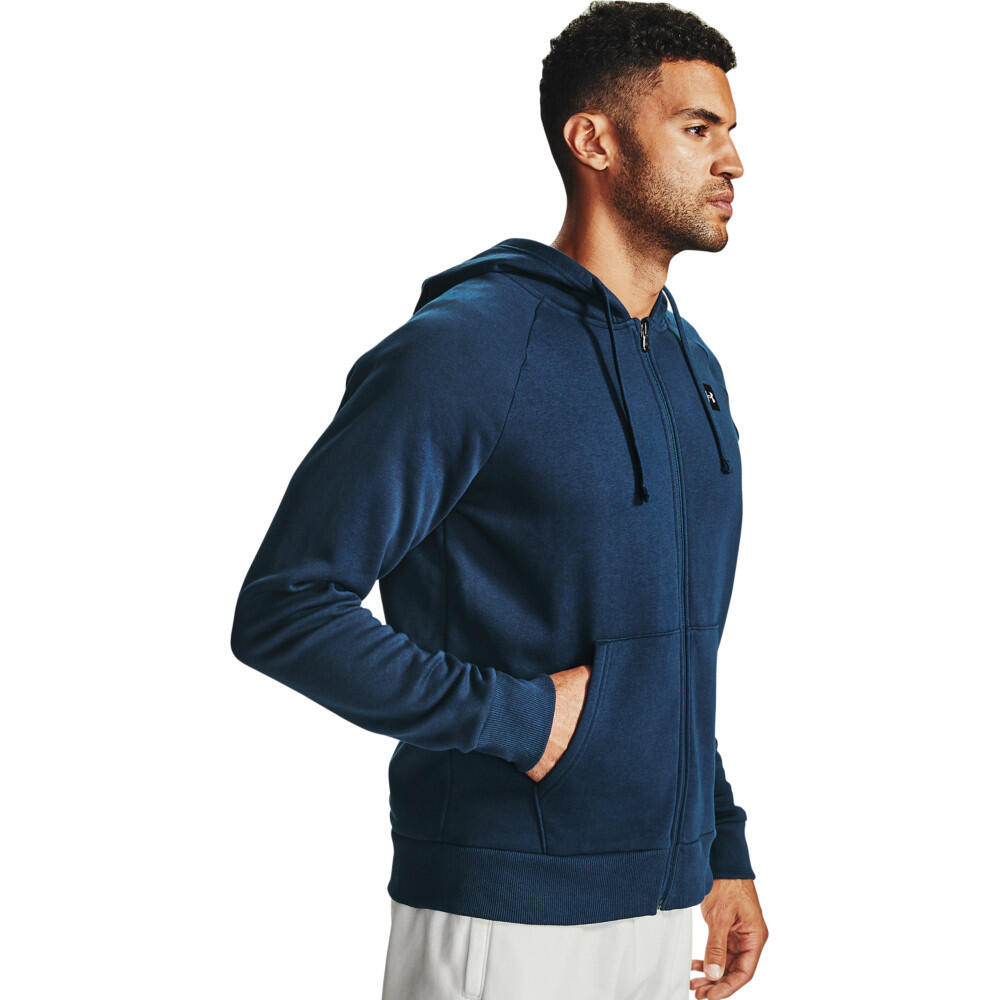 Kap Under Armour Rival Fleece FZ, Blauw, Mannen 2/5
