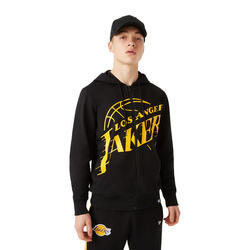 Sweat New Era LOGO BLACK ZIP UP LA LAKERS