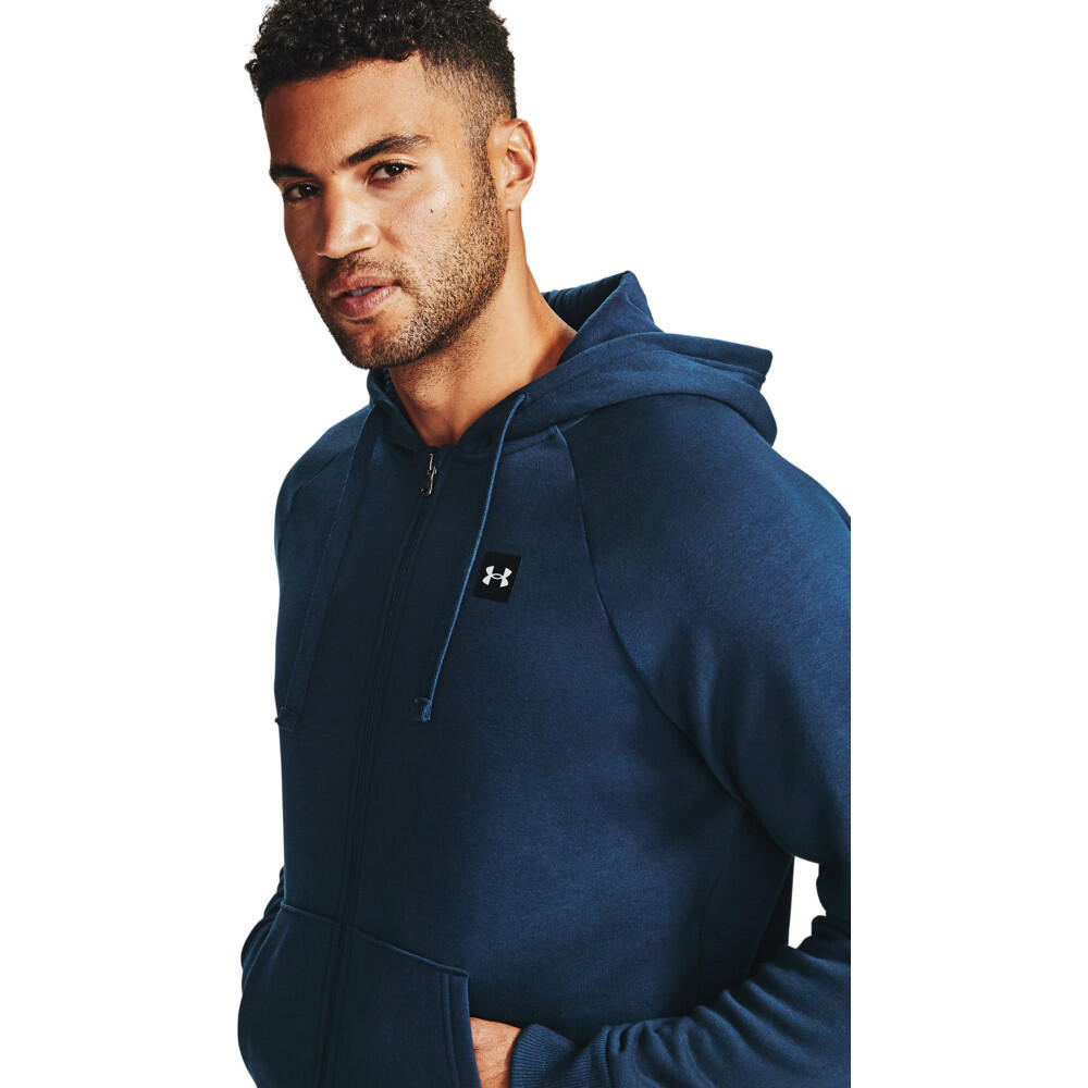 Kap Under Armour Rival Fleece FZ, Blauw, Mannen 4/5