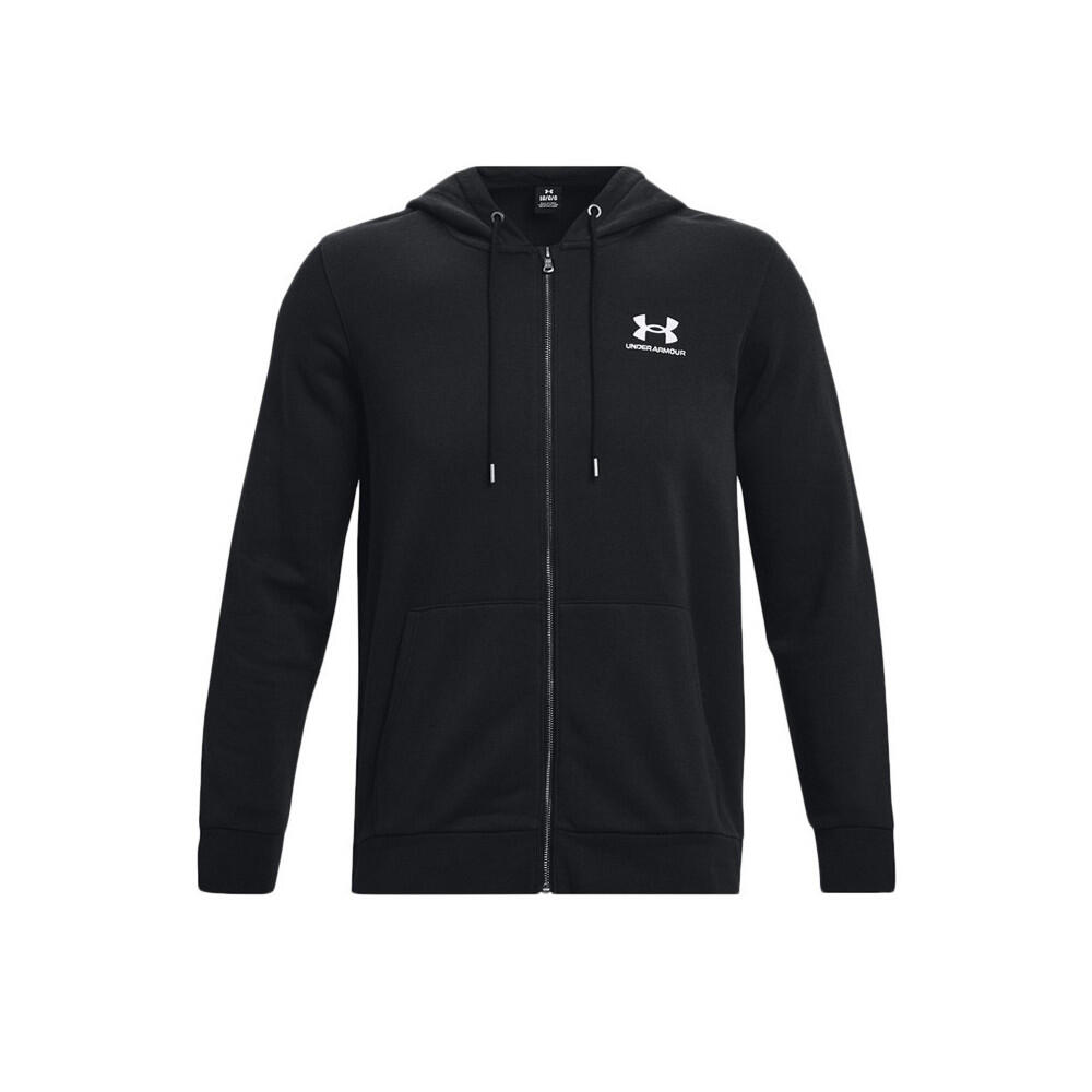 Czarna Bluza Under Armour Essential Fleece Fz Hood Dorosłych